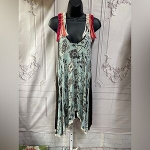 Gimmicks by BKE Y2K Boho Asymmetrical Dress XL